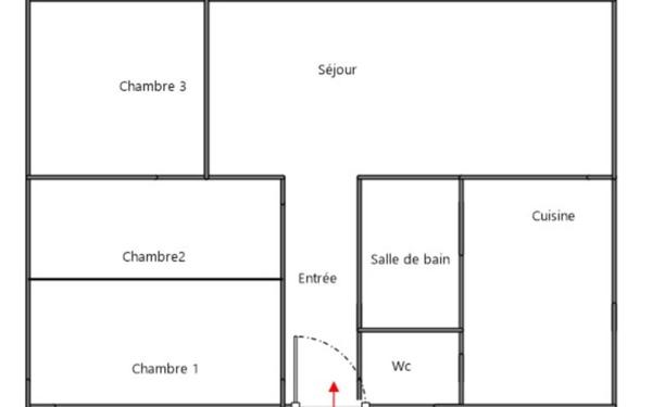 Appartement à vendre    4 pièces • 66,45 m2 Argenteuil
