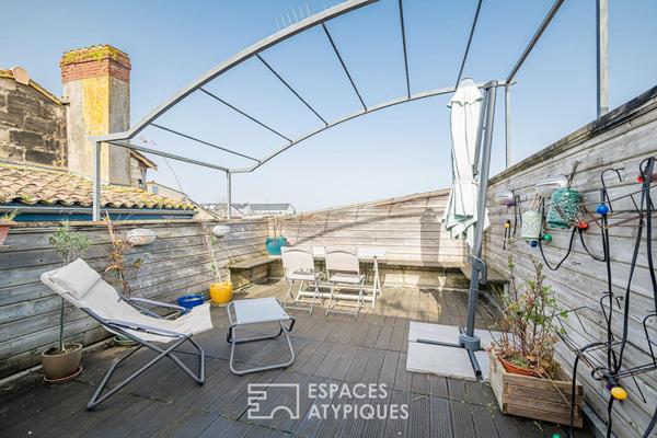 Appartement avec grande terrasse sur les Quais