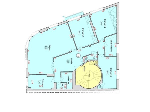 Appartement 5 pièces - 110 m² Bien prestige