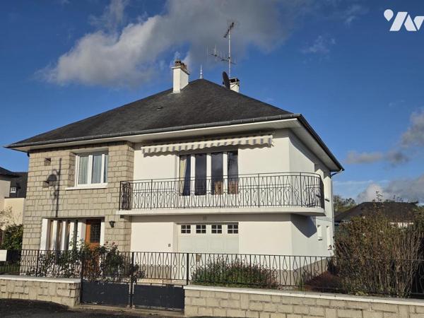 Maison sur sous-sol, trois chambres, 127 m² habitables.