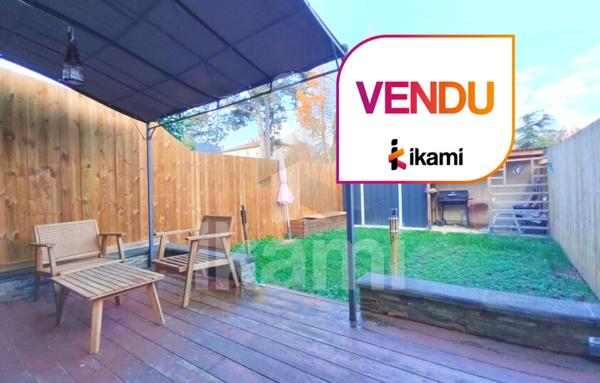 Appartement T3 triplex avec jardin