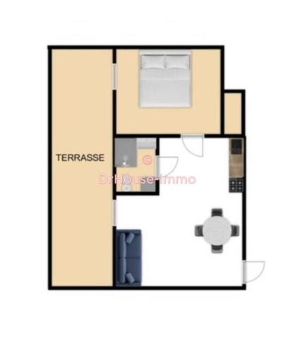 Appartement à louer 2 pièces de 38 m²