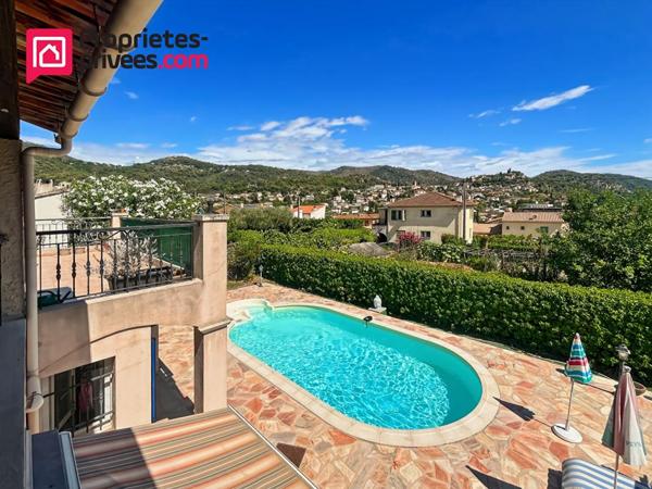 Tourette-Levens : Maison familiale avec piscine, double logement et superbe potentiel