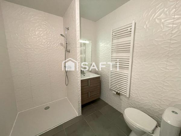 Appartement T2, balcon et place de parking couvert