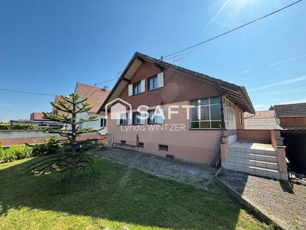 A ARTOLSHEIM, Maison de 160 M2 sur un terrain de 460m2