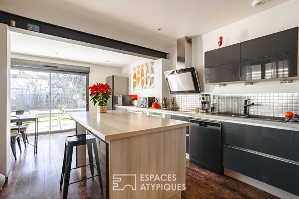 Maison familiale à Lagord dans un écrin de verdure avec piscine