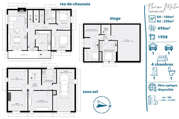 House for sale 5 rooms 104 m² Nommay