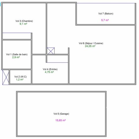 Appartement à vendre 2 pièces 42 m² Meyzieu