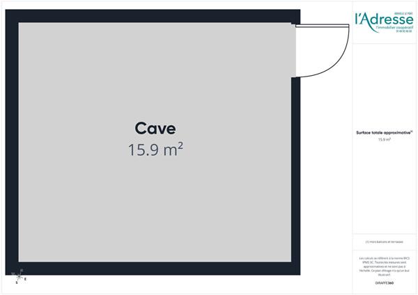 Cave Alfortville 16 m2