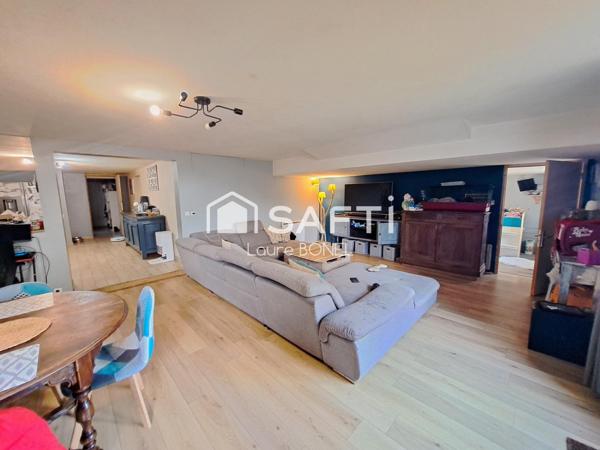 Ensemble immobilier : maison appartement local