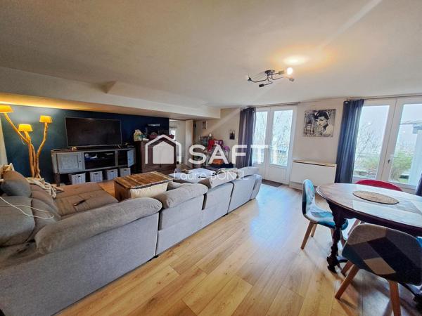 Ensemble immobilier : maison appartement local