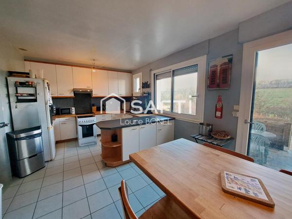 Ensemble immobilier : maison appartement local