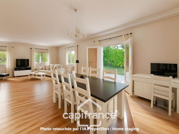 Maison de plain-pied, 4 pièces et jolie vue, dans un environnement calme