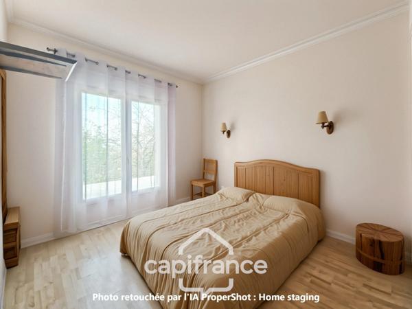 Maison de plain-pied, 4 pièces et jolie vue, dans un environnement calme