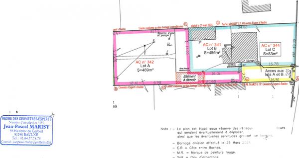 Terrain à vendre 469 m² Ormoy