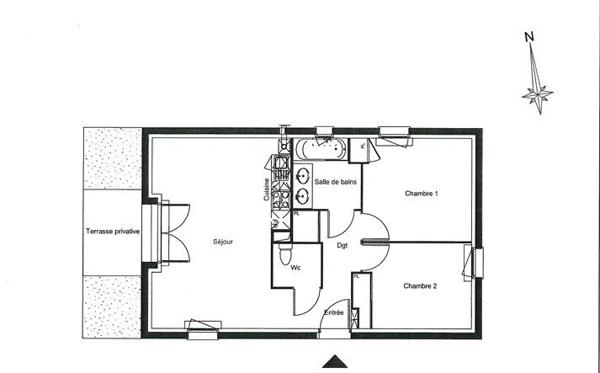 Vente Appartement 3 pièces 57 m2 à Lanton