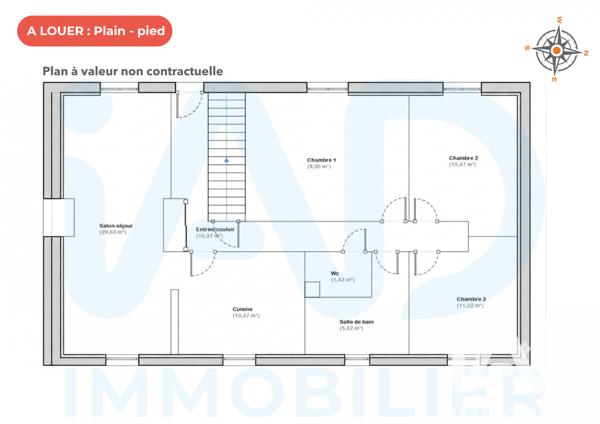 Location maison 5 pièces 89 m² Conches-en-Ouche