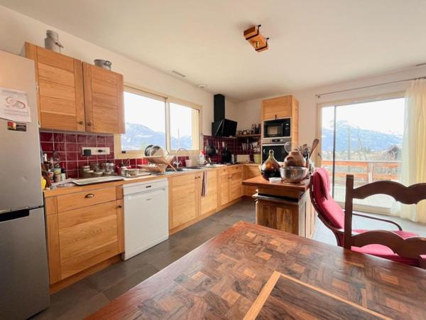 Maison T4 de plain-pied, belle vue sur les Ecrins