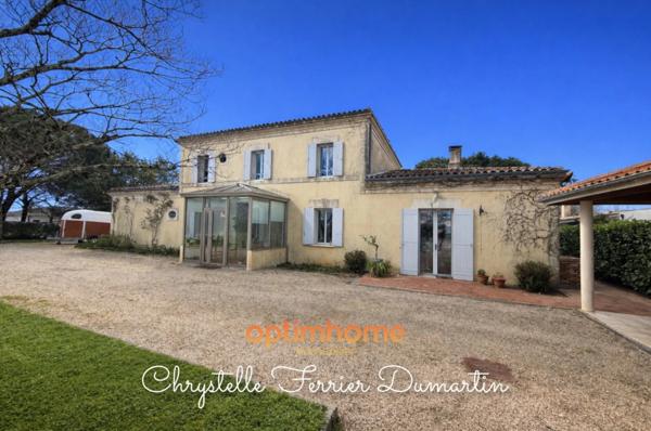Propriété girondine de charme - 268m2 - 6 chambres - Parc paysager 9200 m2