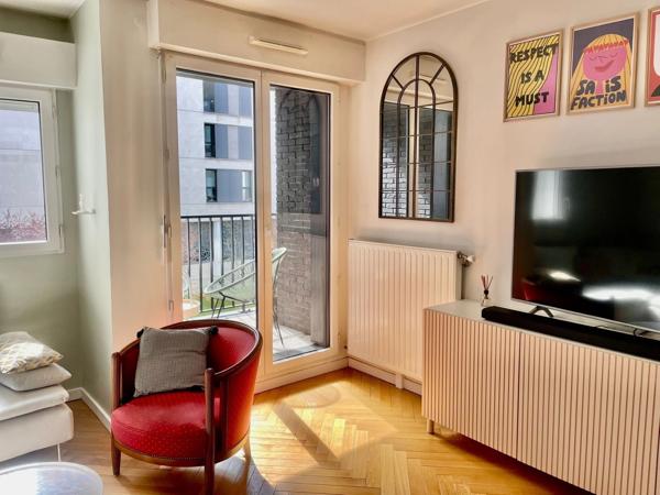 Appartement 3 pièces meublé avec balcon, proche T2