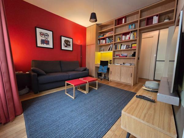 Dinard Ecluse: Appartement de 111m² rénové par un architecte d'intérieur:double séjour,cuisine,3 chambres, 2 salles d'eau