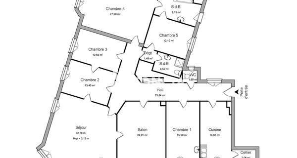 Location Appartement 7 pièces 196.73 m² - Strasbourg 67000