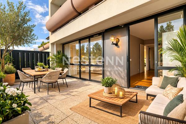 Appartement Talence 4 pièce(s) terrasse plein-ciel 72m2 2ch parking