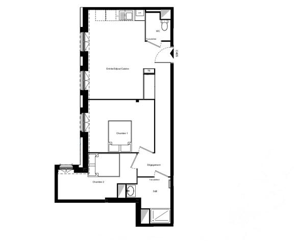 Vente Appartement 3 pièces 59 m2 à Compiègne