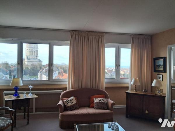 BOULOGNE SUR MER A VENDRE APPARTEMENT AVEC CAVE ET PLACE DE STATIONNEMENT