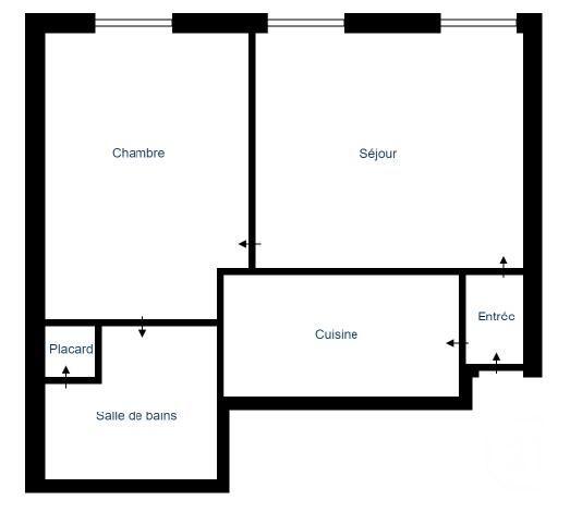 Appartement F2 à vendre  2 pièces - 29,20 m2 SENS - 89