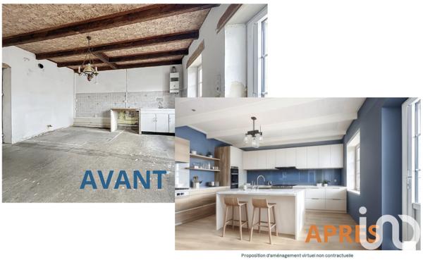 Maison à vendre 7 pièces 207 m² Courçon