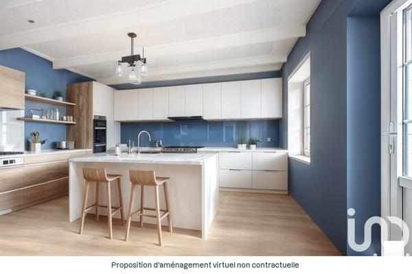 Maison à vendre 7 pièces 207 m² Courçon