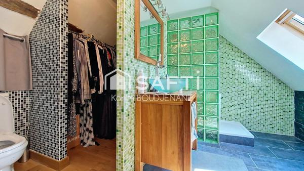 Maison de ville, 3 chambres, 2 pièces d'eau, terrasse...