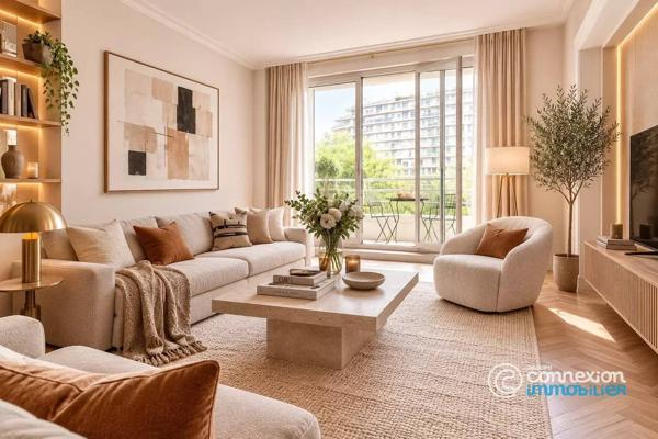 Auteuil Nord -  4 pièces- 3 chambres - balcons