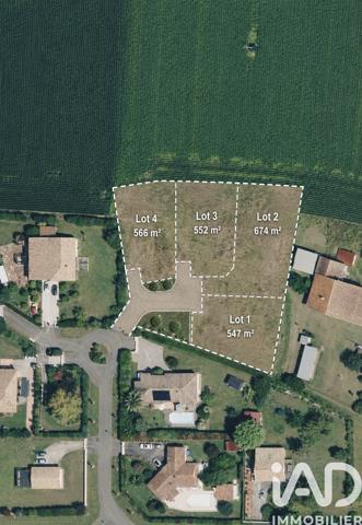Terrain à vendre 547 m² Saubrigues