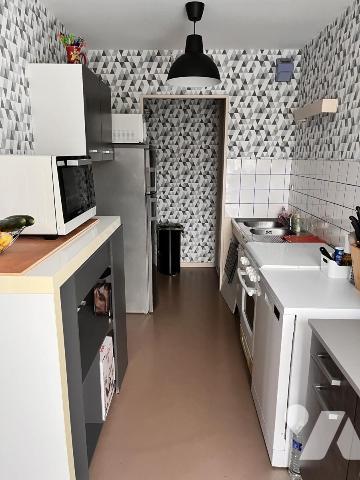 Appartement de type 3 avec terrasse, cave et garage. Locataire en place.