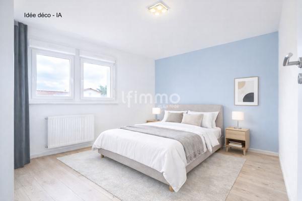 Maison rénovée, plain-pied de 80 m2 à Freyming-Merlebach