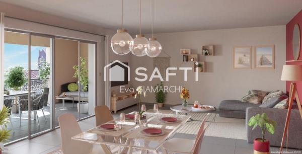 T2 neuf, livré, en coeur de ville, à Béziers.