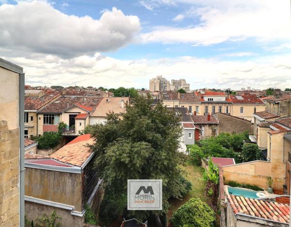 BORDEAUX quartier judaïque - à vendre appartement en duplex avec trois chambres, un bureau et une cave
