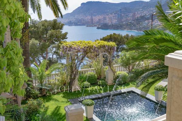 Roquebrune Cap martin - luxueuse Villa 5 chambres - piscine - vue mer panoramique - vaste garage