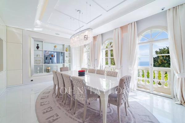 Roquebrune Cap martin - luxueuse Villa 5 chambres - piscine - vue mer panoramique - vaste garage