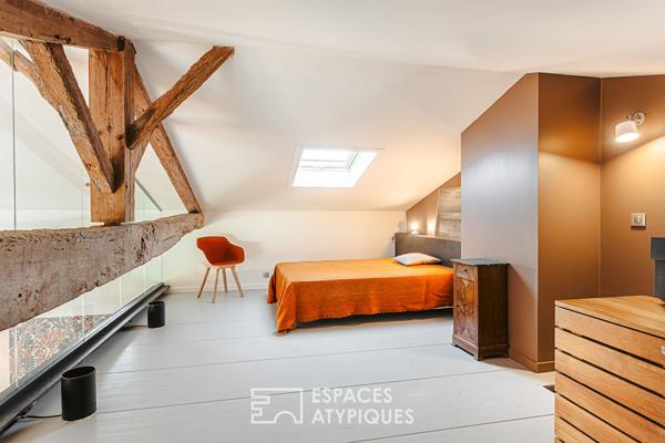 Ancienne grange métamorphosée en maison familiale