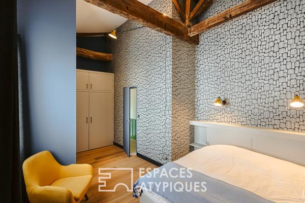 Ancienne grange métamorphosée en maison familiale