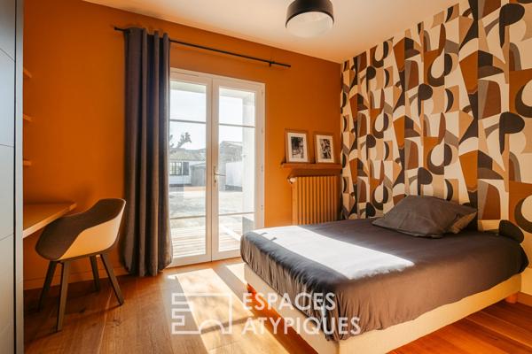 Ancienne grange métamorphosée en maison familiale