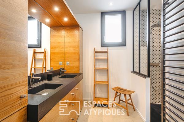 Ancienne grange métamorphosée en maison familiale