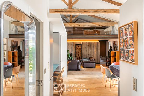 Ancienne grange métamorphosée en maison familiale