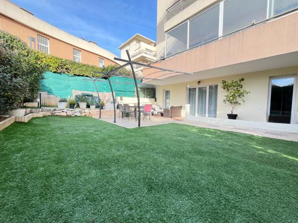 Antibes 5 Pieces 92m2 + JARDIN 80m2 + Box fermé + Place de parking
