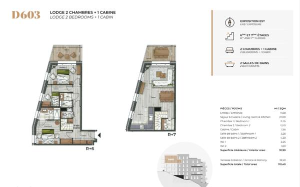 Appartement à vendre à Tignes (73320) - Savoie