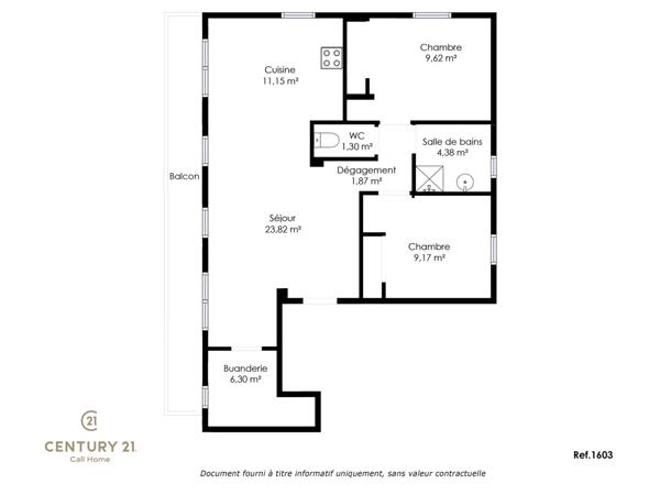 Appartement F3 à vendre  4 pièces - 69,02 m2 MONTRIOND - 74