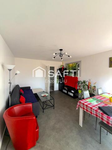 Appartement T3, 2 chambres + balcon, cellier et parking 65m²